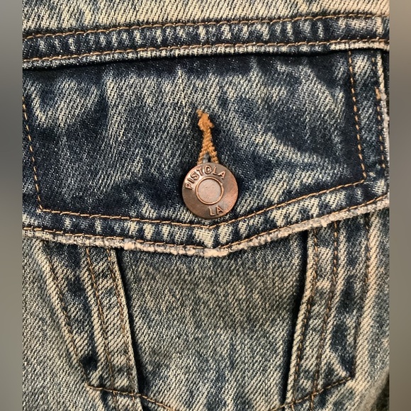 NWOT Pistola Loose Fit Jean Jacket - Picture 2 of 4